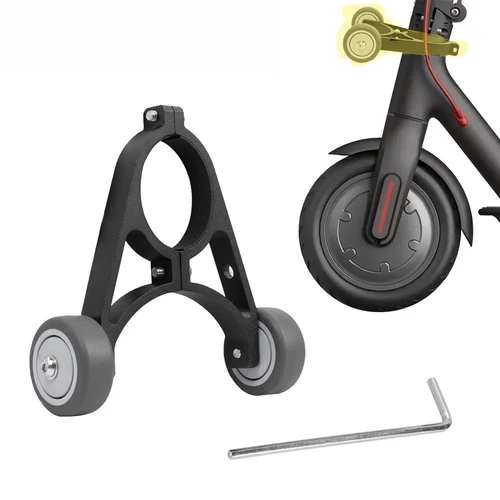 Soporte plegable invertido para Xiaomi M365/Pro/Pro2/1S/Mi3/4 Lite para Ninebot F40 F20 E-Scooter soporte de rueda pequeña auxiliar
