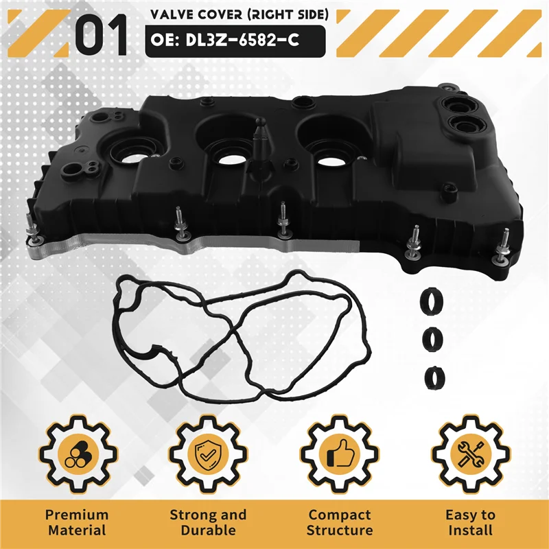 

High Quality Right Side Valve Cover DL3Z-6582-C DL3E6K271FA For Ford F-150 Expedition Transit Navigator 3.5L Engine Camshaft Cov