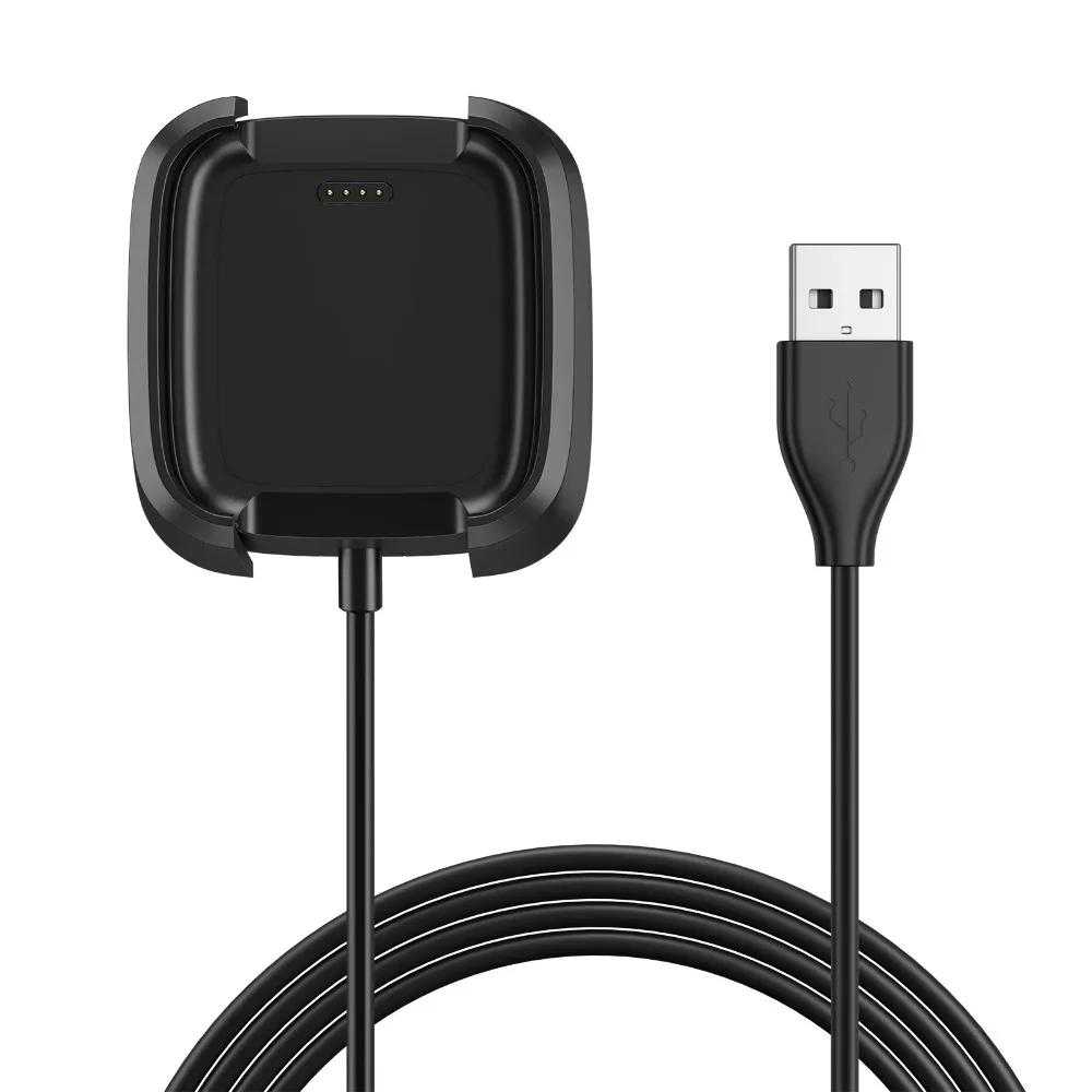 

Charger For Fitbit Versa Lite Sport Smartwatch USB Charging Cable For Fitbit Versa Lite Charger Cord Clip Dock Watch Accessories