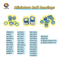 10PCS Miniature Ball Bearing ABEC-7 Rubber Seald 4X7X2.5  3X6X2.5  8x22x7  10x15x4  6x13x5  8x16x5  15x24x5  15x28x7