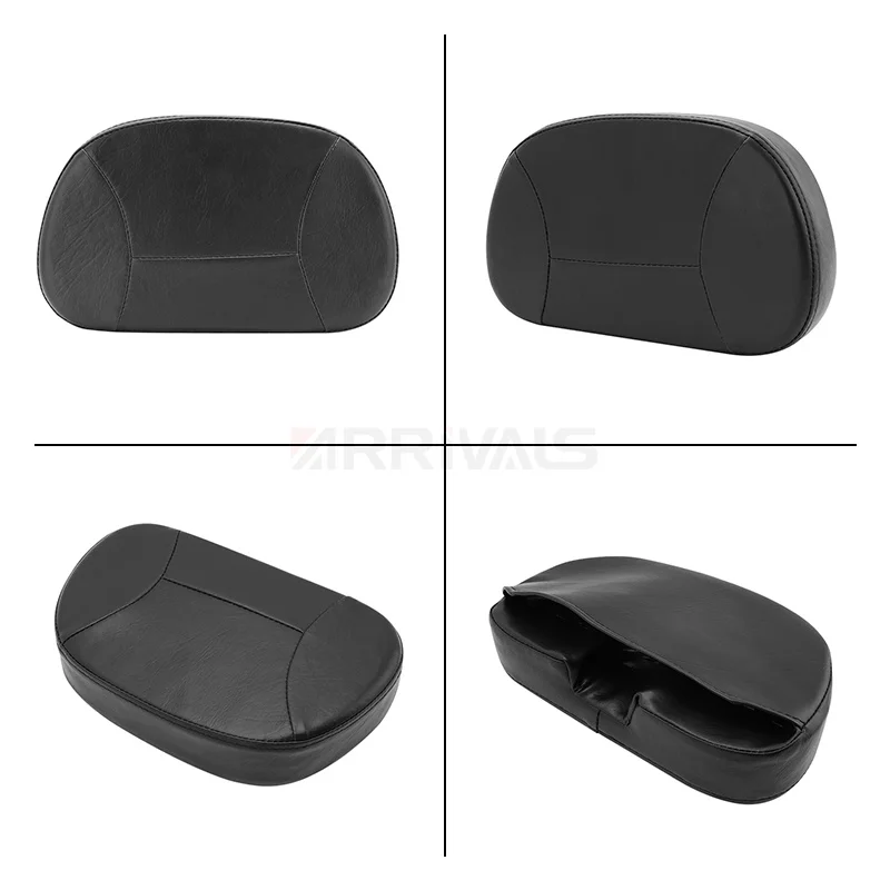 Motorcycle Front Sissy Bar Back Seat Backrest Cushion Pad For Harley Touring CVO Electra Road Street Glide Road King 09-UP view 4