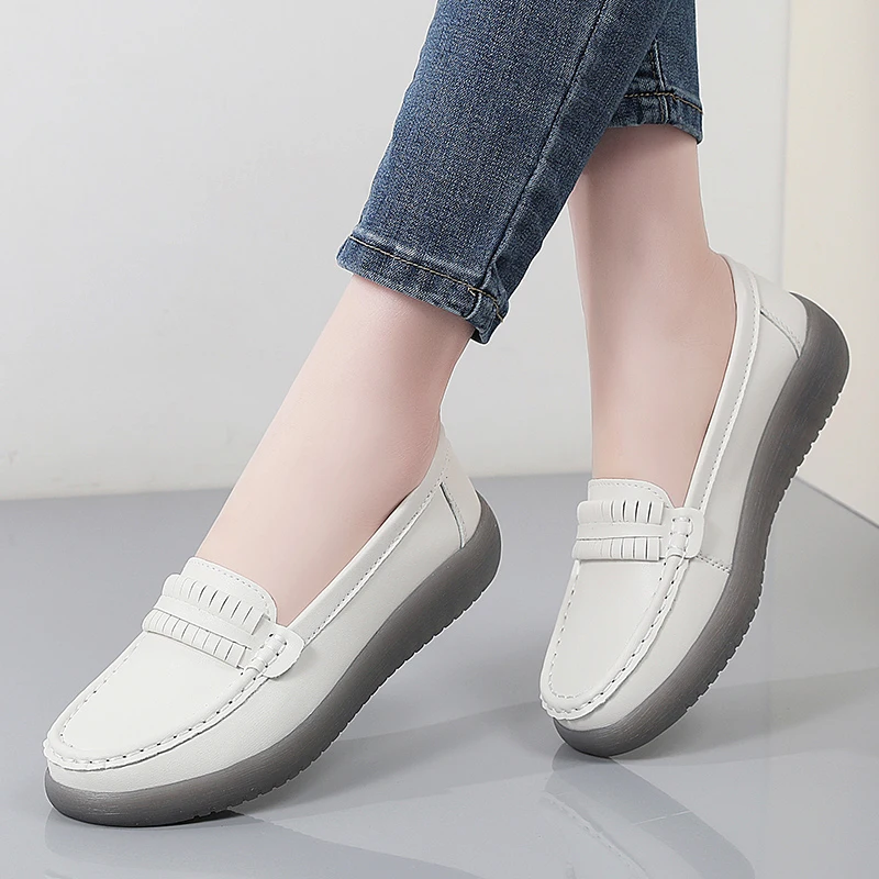 

New Sneakers Fashion Women's Casual Sports Shoes Loafers Large Size Soft Comfort Breathable Walking Footwear
