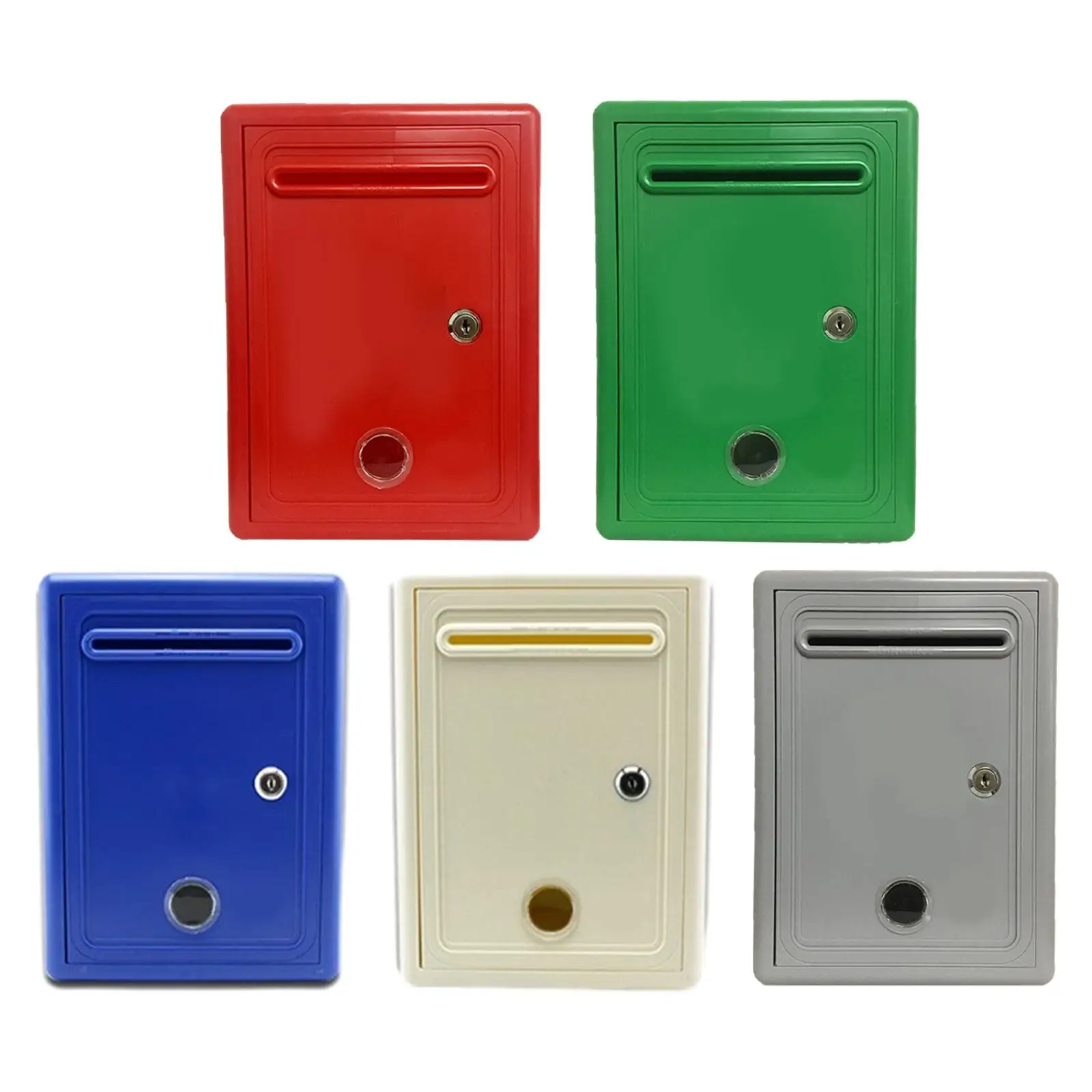 Suggestion Box Waterproof Ticket Box Ballot Box with Key Lock Letter Box