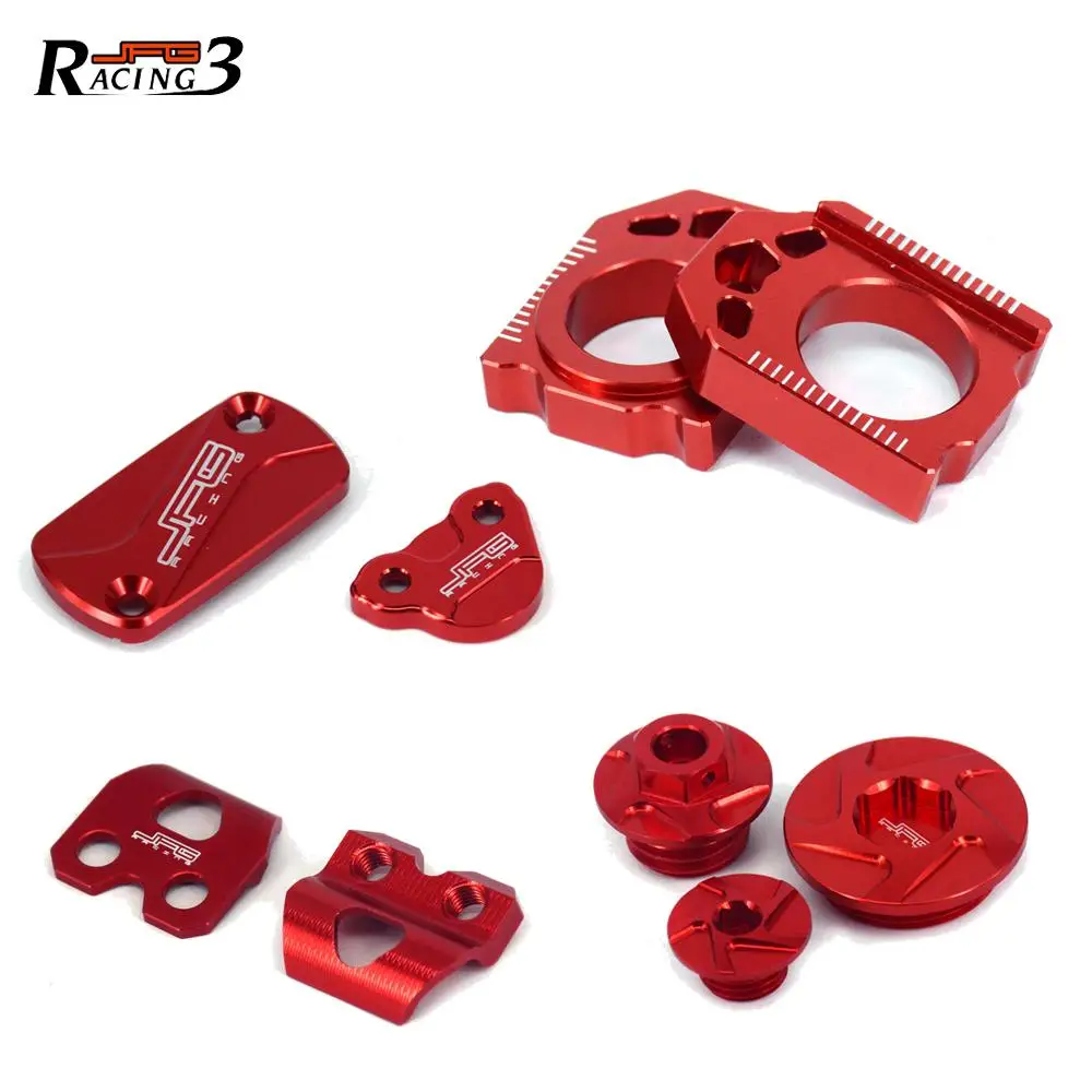 CNC Engine Timing Oil Plug Brake Fluid Reservoir Cap Chain Adjuster For HONDA CRF150R CRF250R CRF450R CRF450X CRF 250R 450R 450X