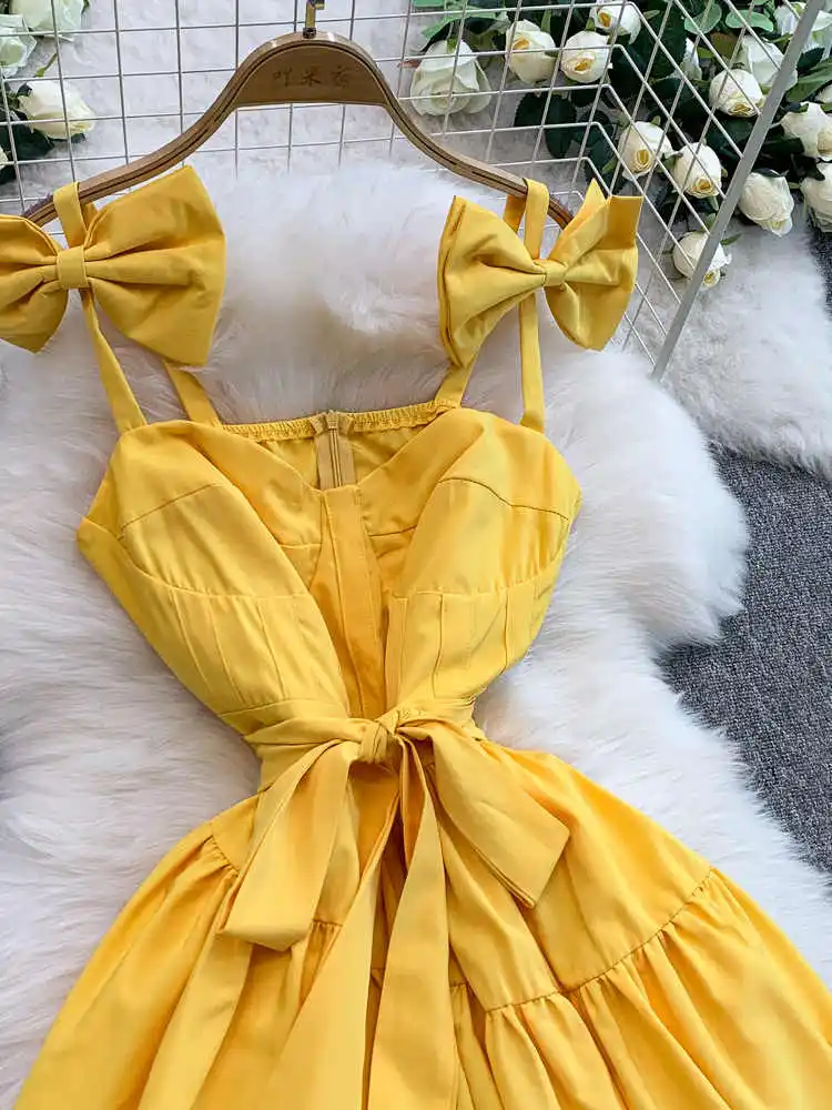 Women's Pink Flower Print A-line Mini Dress Vintage Elegant Long Sleeve Square Collar Dress Y2k One Piece Frocks Clothes Summer