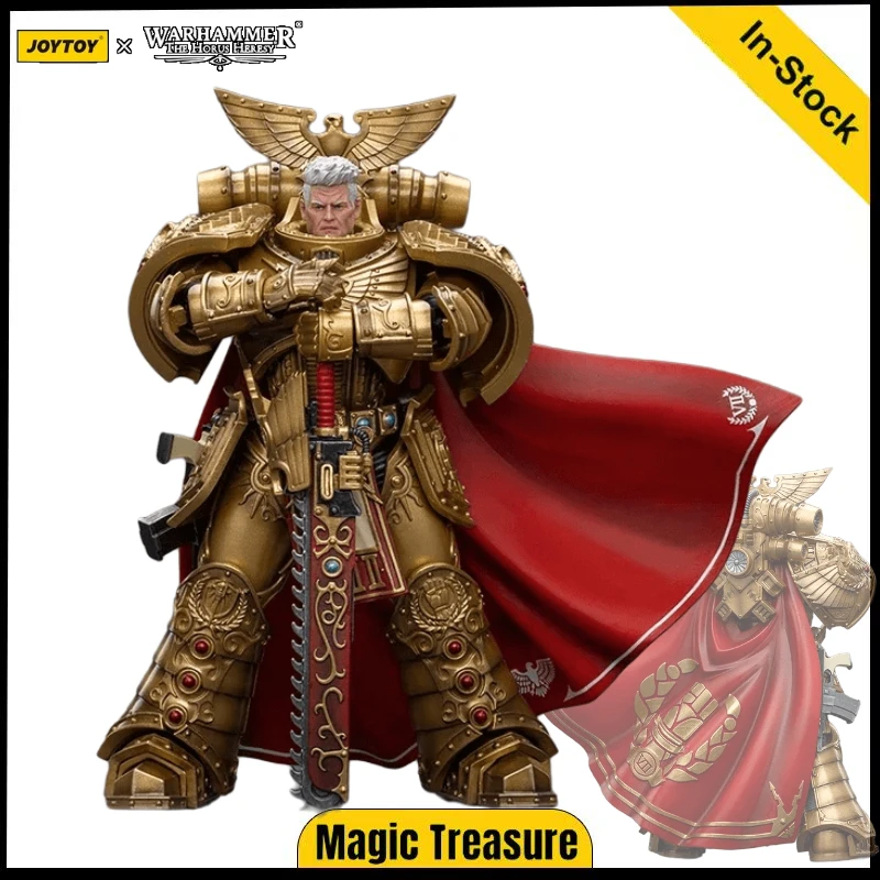 Original Genuine JOYTOY Warhammer 40k Fist of Horus Heretic Empire Rogal Dorn Seventh Legion Action Model Toy Gift