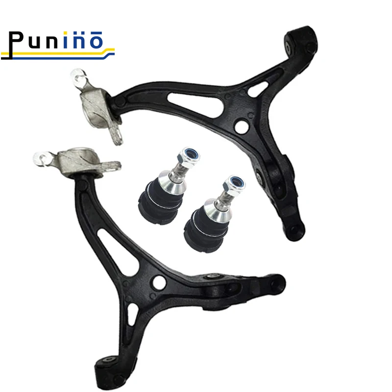 Punino Front Lower Control Arm Ball Joints Sets for Mercedes-Benz W164 GL350 GL550 ML350 ML500 2006 2007 2008 2009- 2012