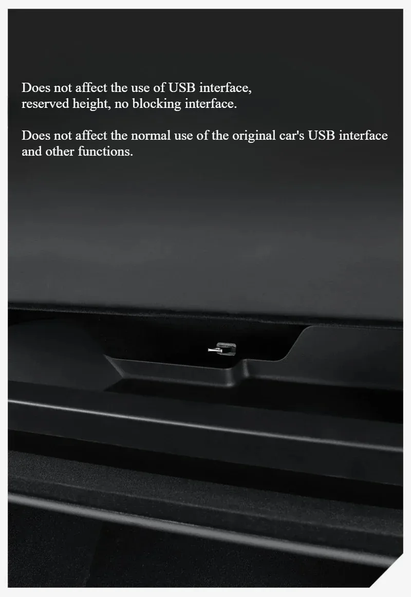 LHD für Tesla Model 3/Y/YL Juniper Highland 2026 Mittelkonsole Handschuhfach Aufbewahrungsbox Auto Beifahrerseite Aufbewahrungsbox Zubehör – Detail 4
