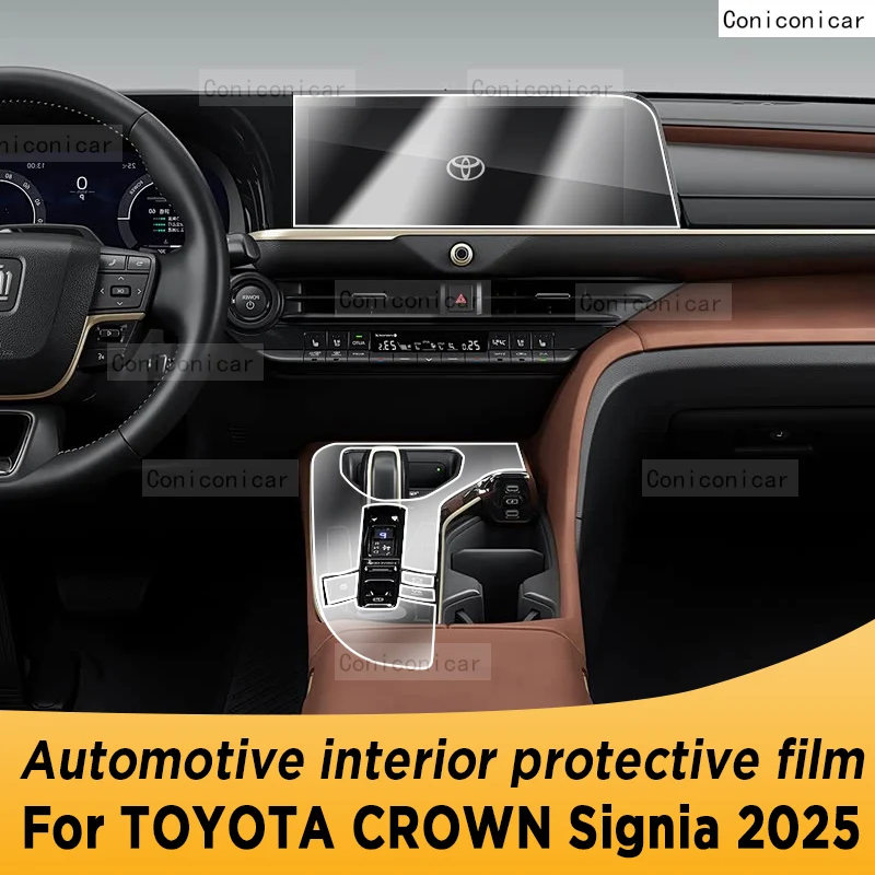 

For TOYOTA CROWN Signia 2025 Panel Navigation Automotive Interior Screen TPU Protective Film Anti-Scratch Accessories