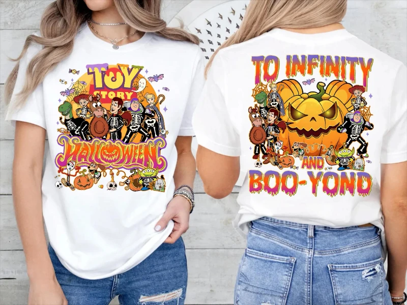 

Рубашка Disneyland Toy Story на Хэллоуин, рубашка Infinity To Boo-Yond, футболка «История игрушек», рубашка «История игрушек», рубашка на Хэллоуин