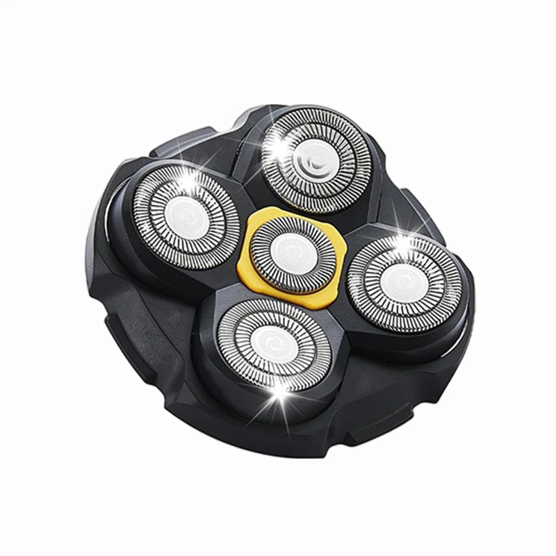Head Shaver Replacement Heads Compatible with Microtouch Titanium 5D Head Shaver Replacement Blades