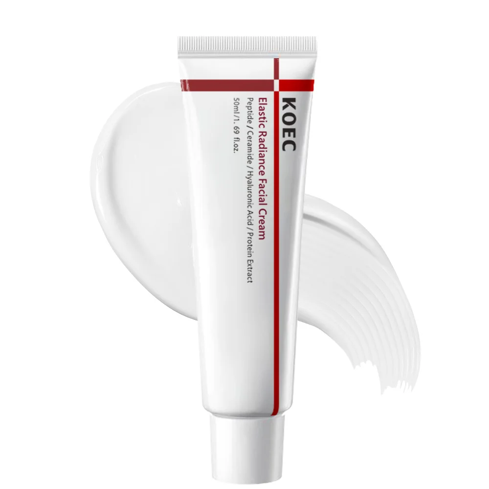 

Elastic Radiance Facial Cream, Advanced Fast-Absorbing & Nourishing, Hydrates, Firms & Reduces Wrinkles, Korean Glass-Shiny Skin