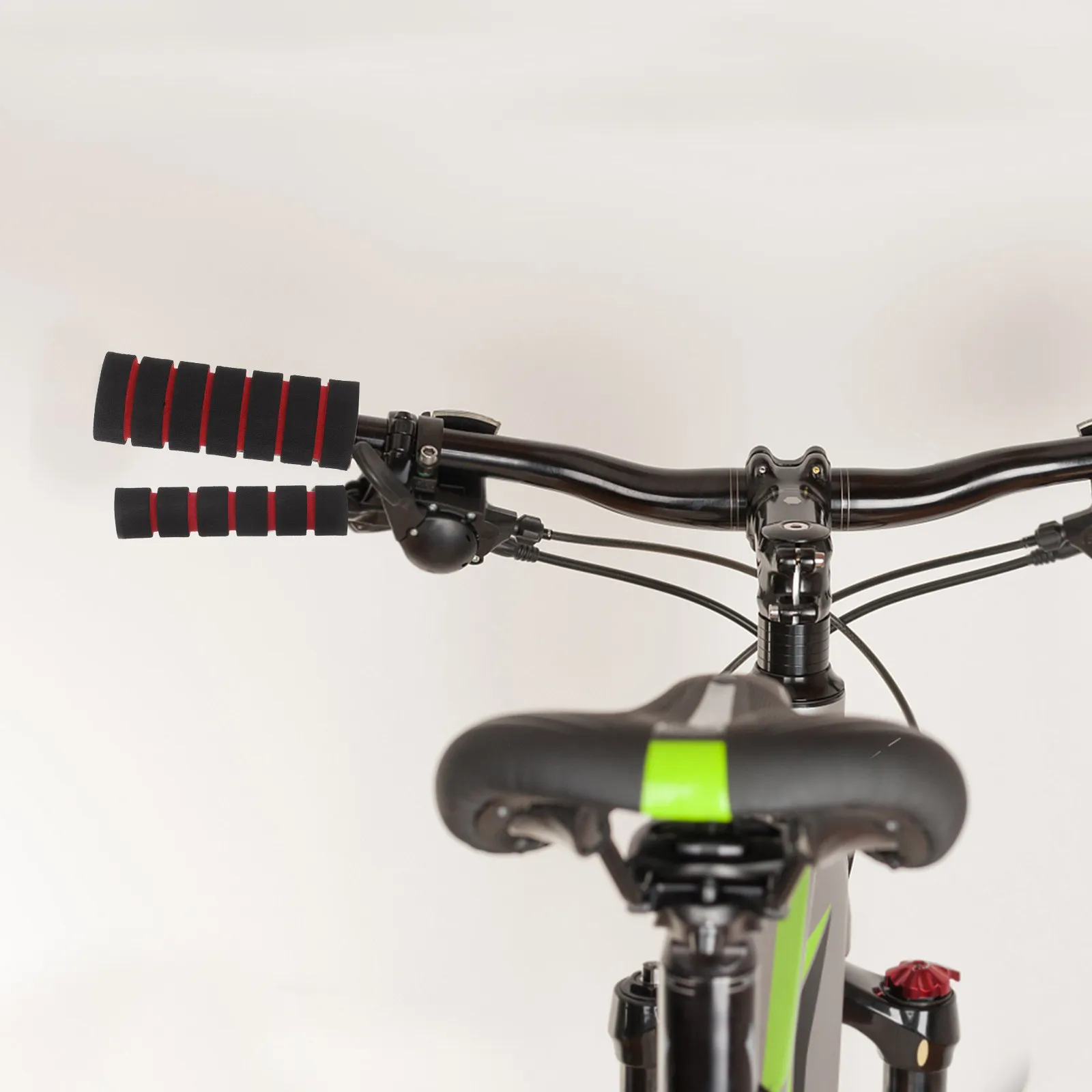 

1Set Motorcycle Handlebar Grip Covers Non-Slip Sponge Universal Fit Brake Lever Protection Replacement Covers for Bike Ebike