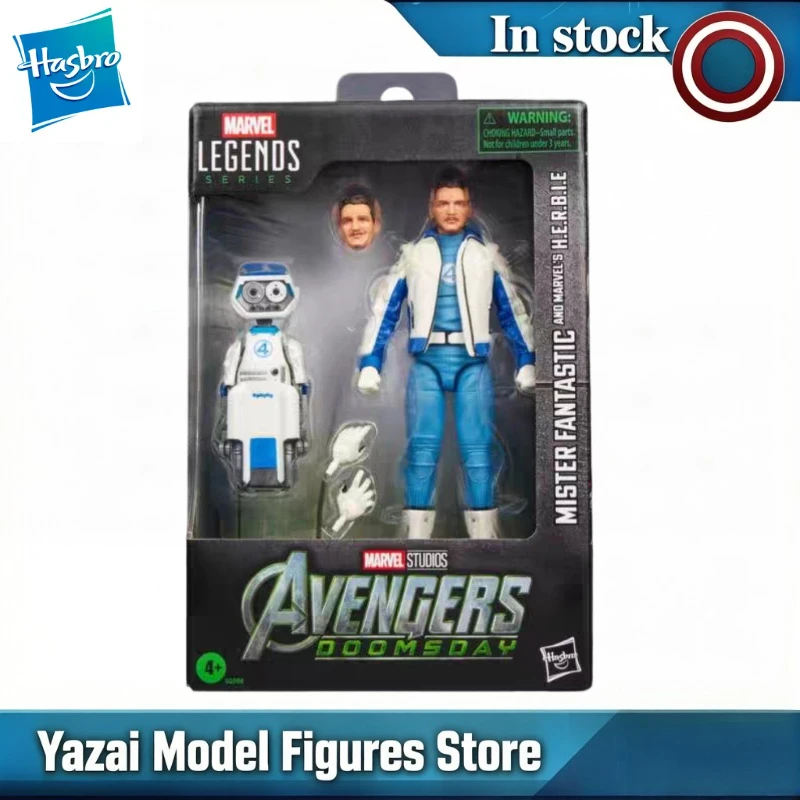 Original Hasbro Marvel Legends Series MISTER FANTASTIC AND MARVEL'S H.E.R.B.I.E Action Figure Model Toys