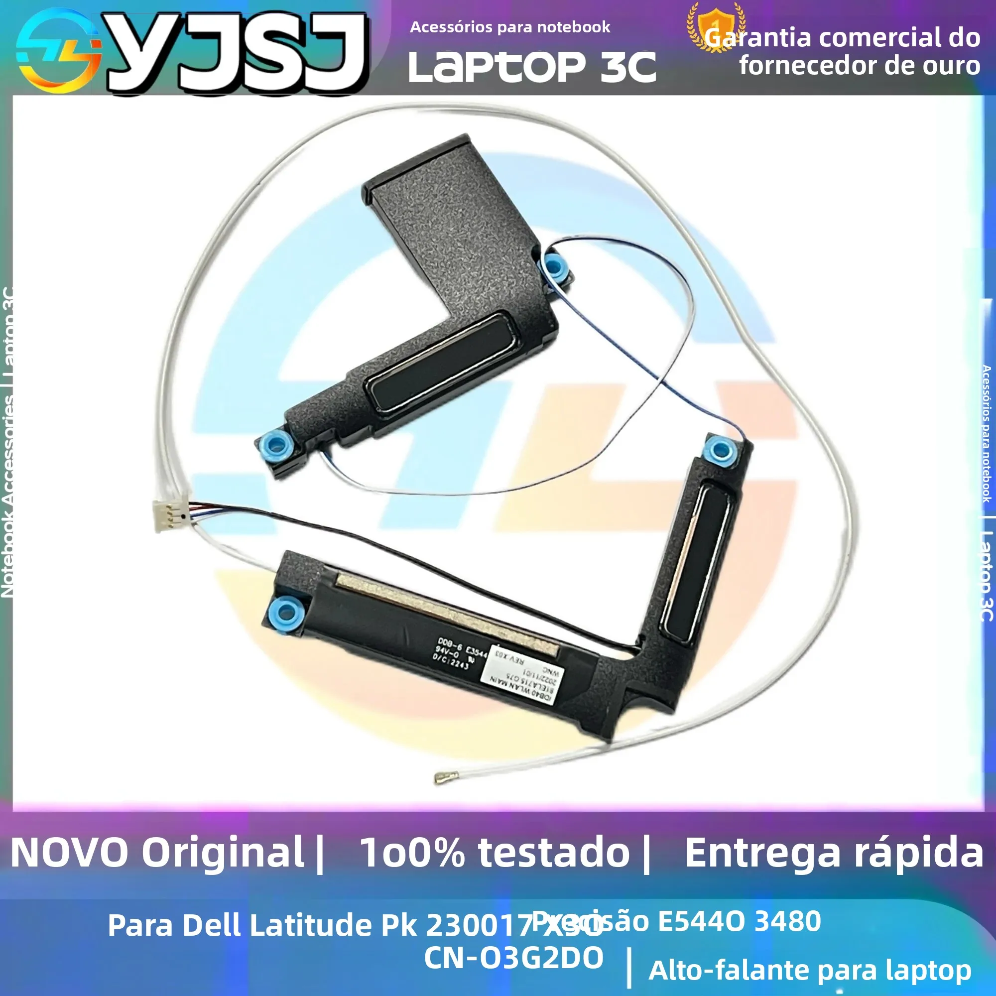 Novo alto-falante original para laptop, para dell latitude 5440 e5440 precisão 3480, alto-falante embutido, buzina de áudio pk 230017 X30 CN-03G2D0