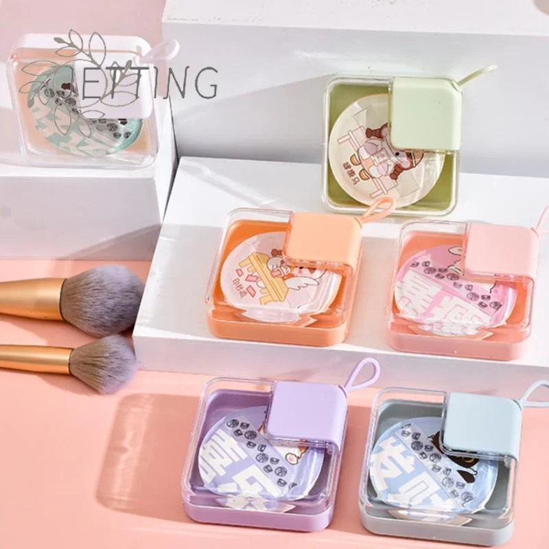 Hot Transparent Powder Puff Beauty Egg Storage Box Plastic Material Multifunctional Waterproof Dustproof Cosmetic Storage Box