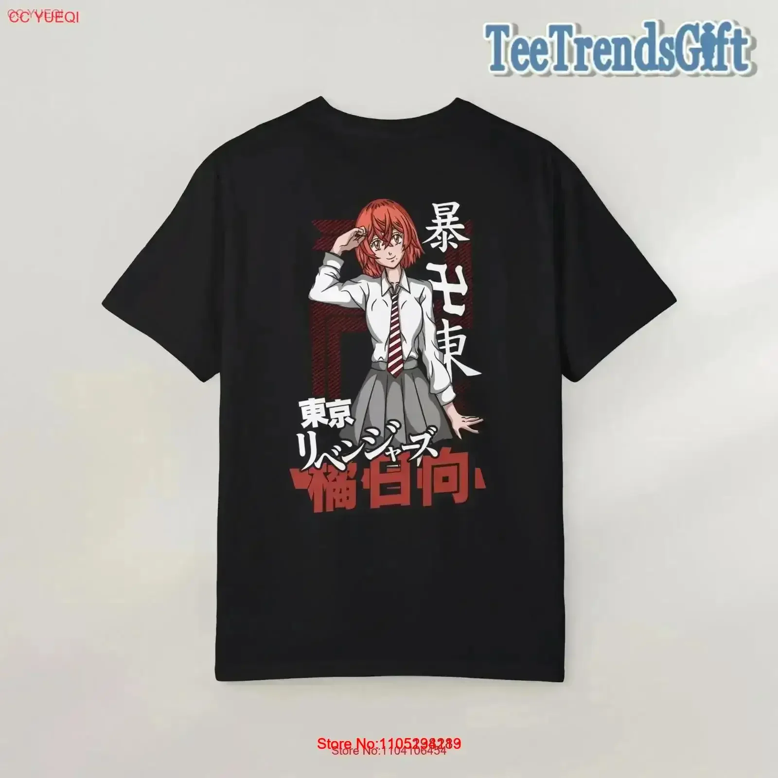 Tachibana Hinata X Tokyo Manji Gang T shirt vintage Washed Slightly Soft graphic Casual Top For Everyday Wear Breathable