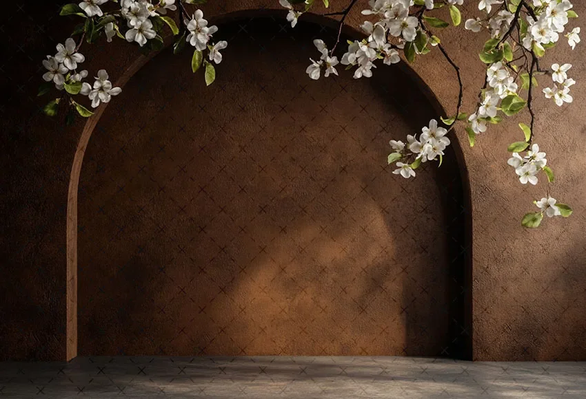 Mehofons Studio foto, dekorasi latar belakang fotografi Retro lengkungan dinding bunga dewasa ulang tahun pernikahan bersalin seni potret latar belakang