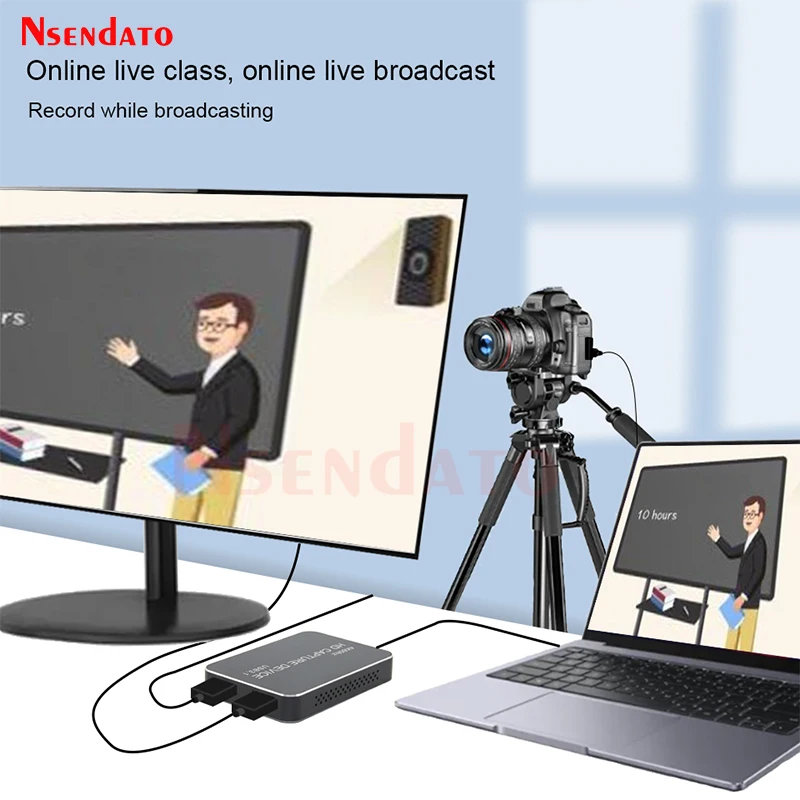 4K HDMI USB3.1 بطاقة التقاط الصوت والفيديو UHD نوع C HDMI المنتزع صندوق مسجل ل OBS Vmix التكبير لعبة التلفزيون البث المباشر