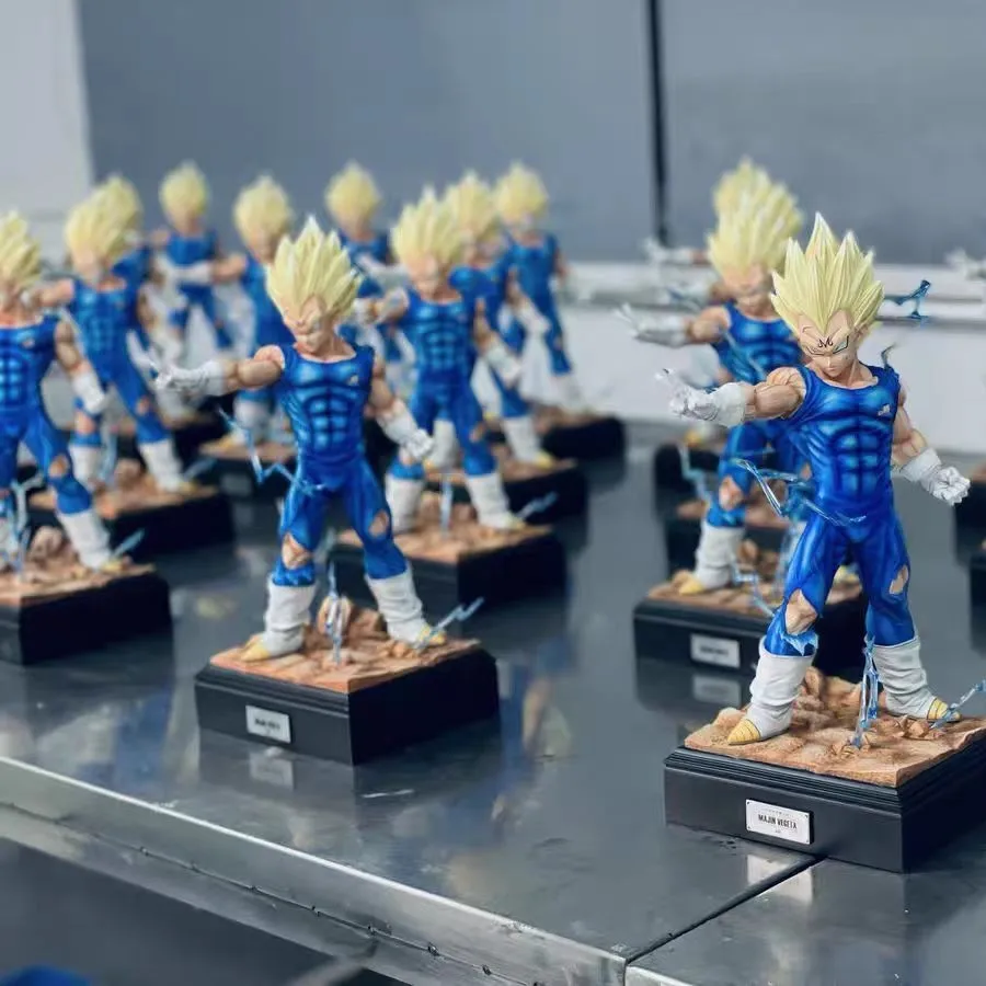 Super Saiyan Demon Transformatie Standbeeld Model Vegeta 30CM met Basis Ornament Droge Dingen Oneindige Demonen Collectible Box Set