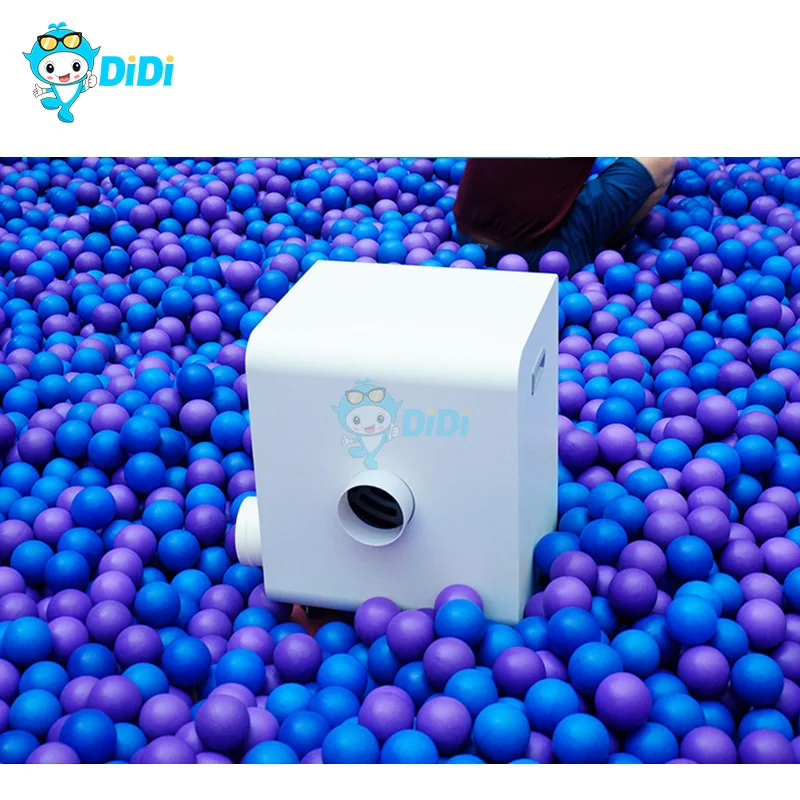 

Commercial Grade White Soft Play Equipment Indoor Kids Model Plastic Foam Ball Pool Ball Pit Cleaning Machine Included