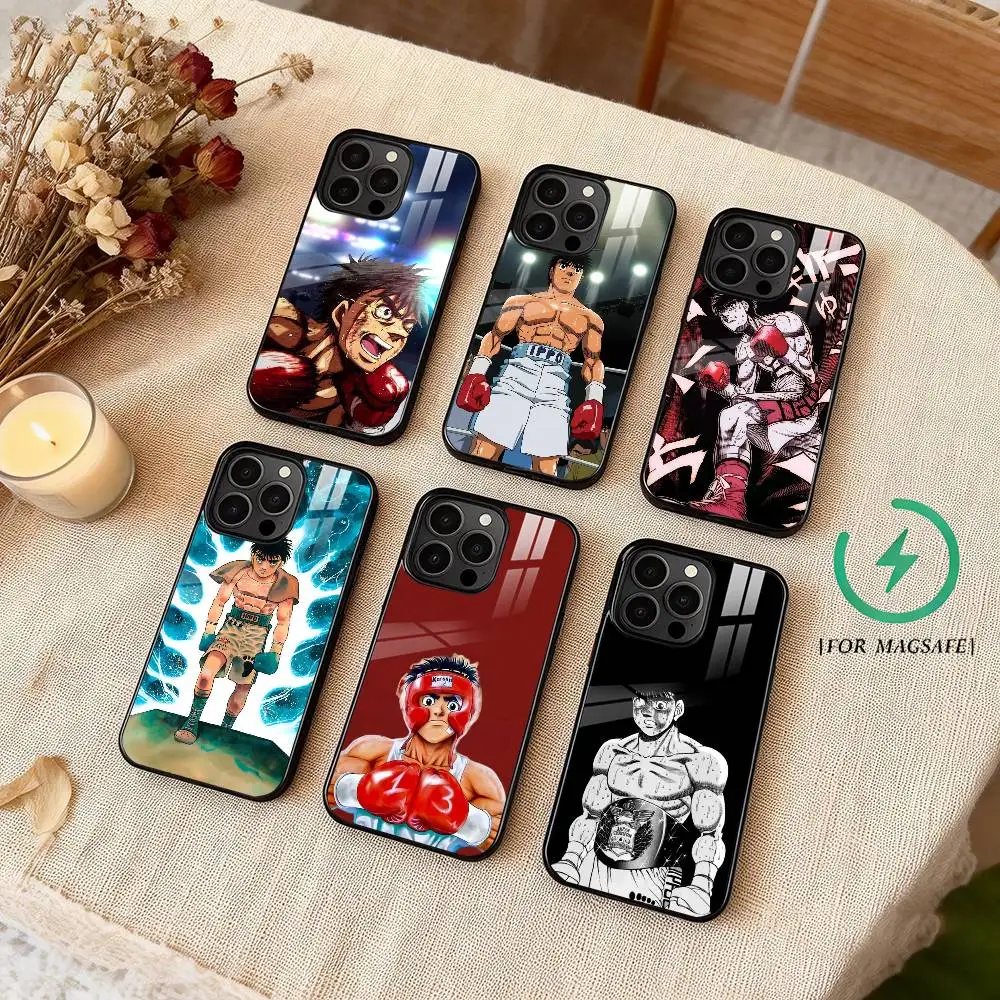 Hajime no Ippo M-Makunouchi  Phone Case For iPhone 17 16 15 14 13 12 Pro Max Plus for Magsafe Wireless Magnetic Cover