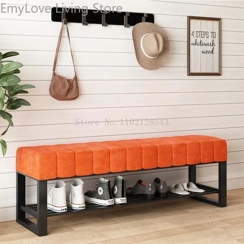 Nordic Shoe Changing Stools, Modern Home Furniture, Door Bench, Living Room Sofa, Otomanos, Simples Bed End Stool, Flanela Shoe Cabinet