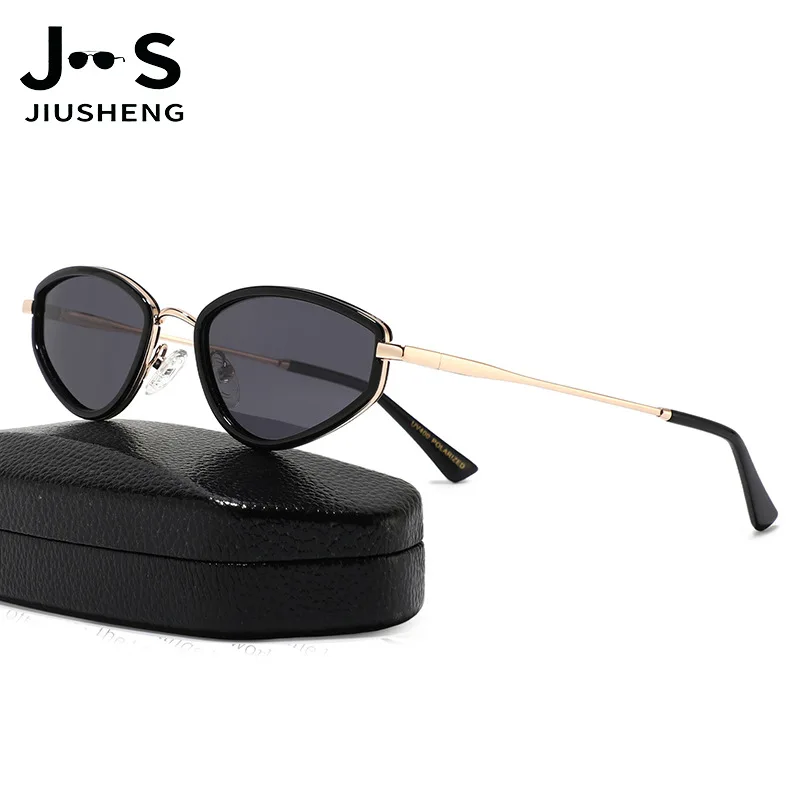 2026 New Minimalist Narrow Frame Metal Sunglasses Women Luxury Polarized UV400 Shades for Street Photography Travel