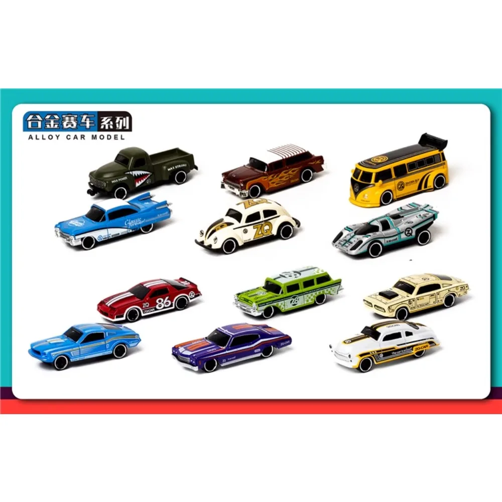 1:64 cidade liga carro esportivo ponte vintage mini coleção de corrida slide veículo brinquedo diecast modelo menino crianças brinquedos carro presente aniversário