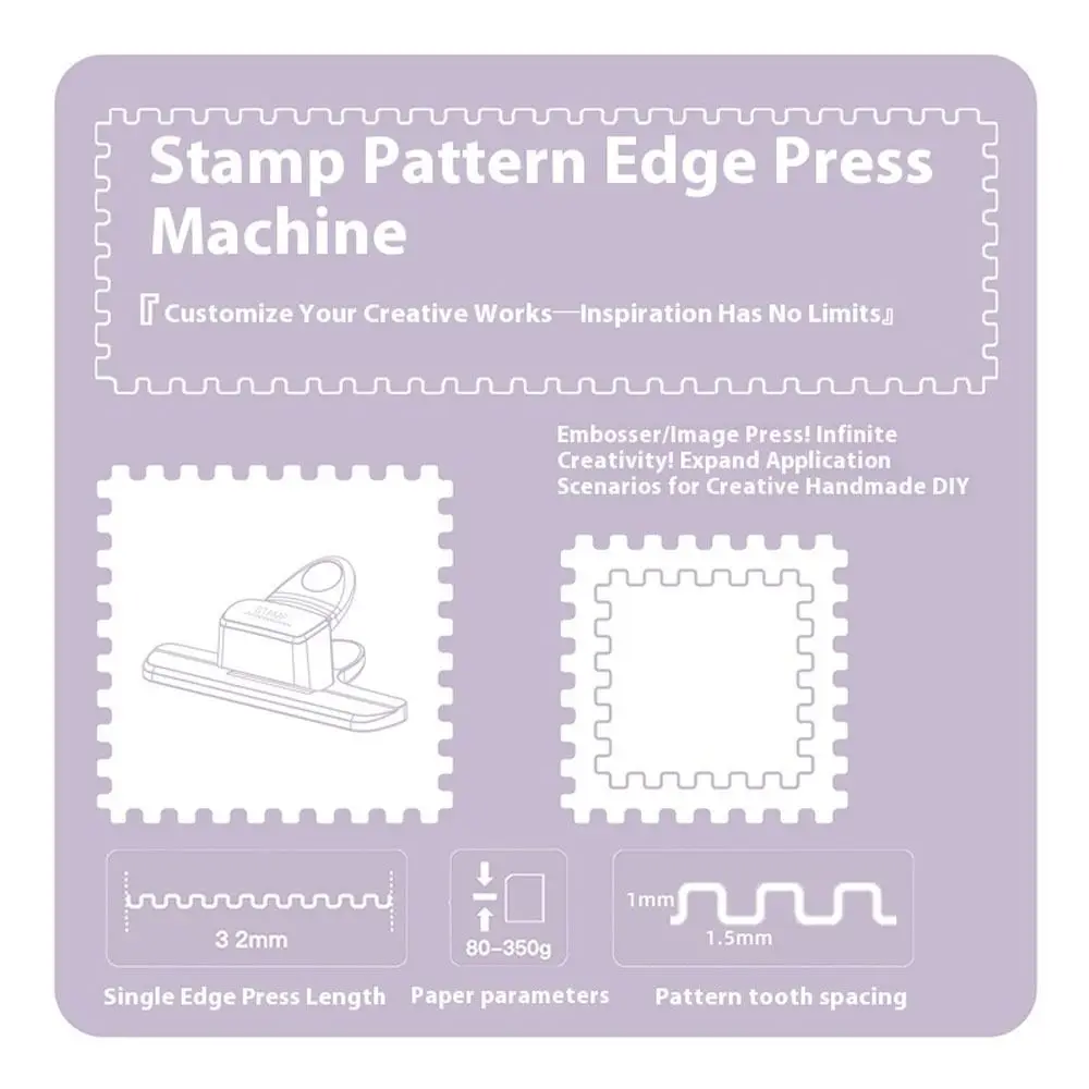 High Quality DIY Stamp Lace Embossing Tool Handmade Decorative Border Punch Machine Scrapbook Notebook Embossing Puncher