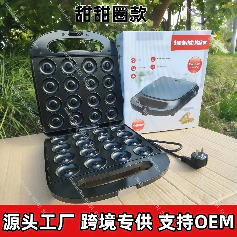Cross-Border Electric Griddle, Double Sided Heating Pancake Maker, Multi-Functional Electric Grill Waffle Maker for Home