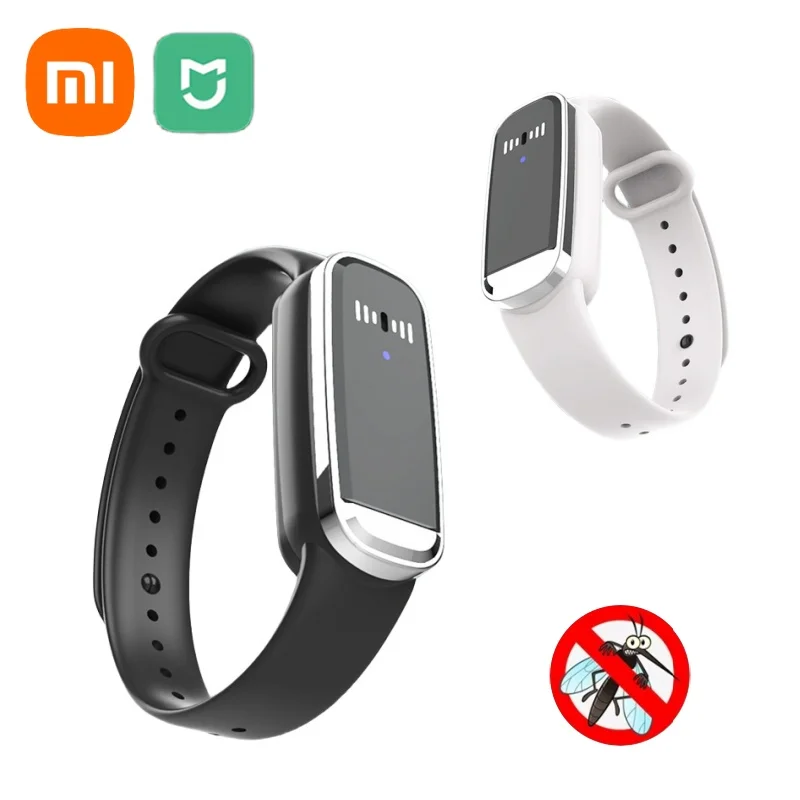 Ультразвуковой высокотехнологичный отпугиватель комаров Xiaomi, браслет для дома и улицы, браслет против комаров, браслет от укусов насекомых