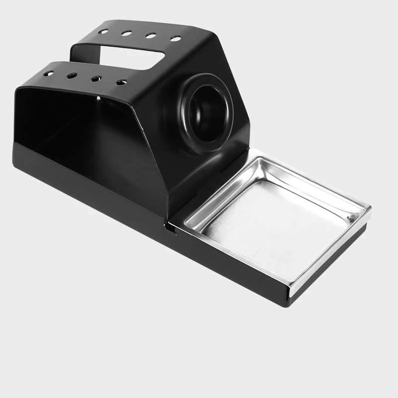 1PC Soldering Station Soldering Iron Bracket Metal Bracket Electric Soldering Iron Insert Bracket Square Holder Auxiliary