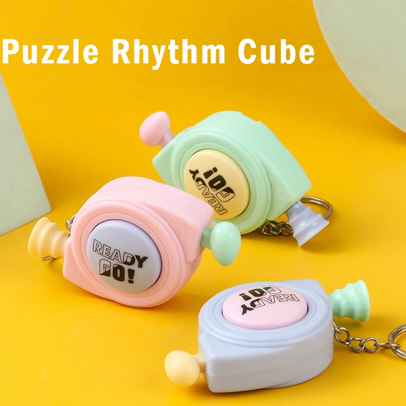 1PC Mini Handheld Electronic Game Machine Memory Master Cube Candy Color Children\'s Puzzle Memory Training Interactive Game Toys