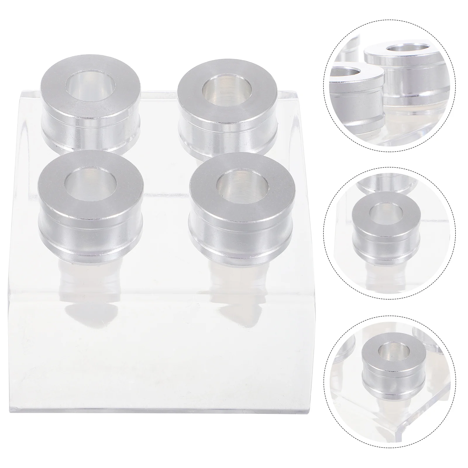 4 Zestawy DIY Silikonowych Form do Pomadek, Domowy Zestaw do Robienia Pomadek, Narzędzie do Makijażu, Zestaw do Robienia Błyszczyków do Ust