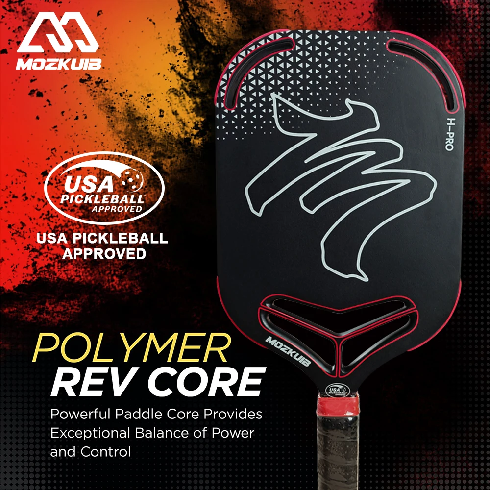 

USAPA Approved Pickleball Thermoformed Pickeball Paddle Textured Carbon Fiber Edgeless Pickleball Paddle