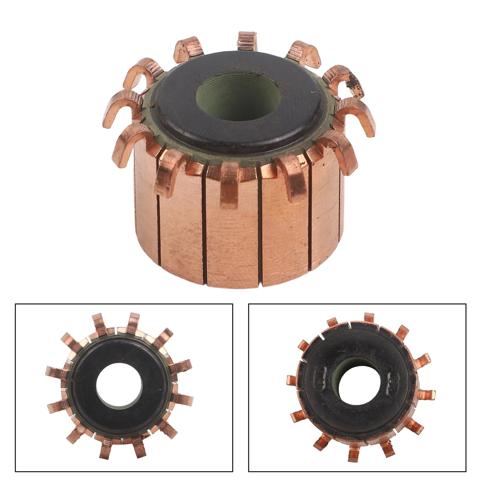 For DC Motor Commutator Wear Resistance 12P Teeth Gear 9*23*17.5(18)mm High Tensile Strength Brand New Hot Sale