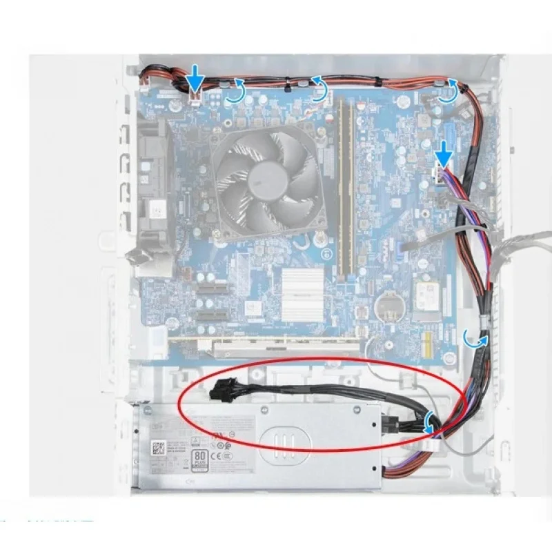 for Dell Plus QBT PRO QCT ECT 1250 8PIN GPU Power Supply Cable TK46M