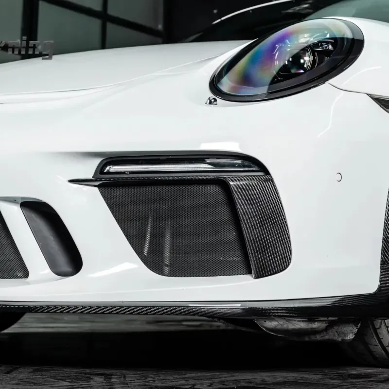 For 911 2017 2018 2019 991.2 GT3 Upgraded Dry Carbon Fiber GT3 Daytime Running Light Strip