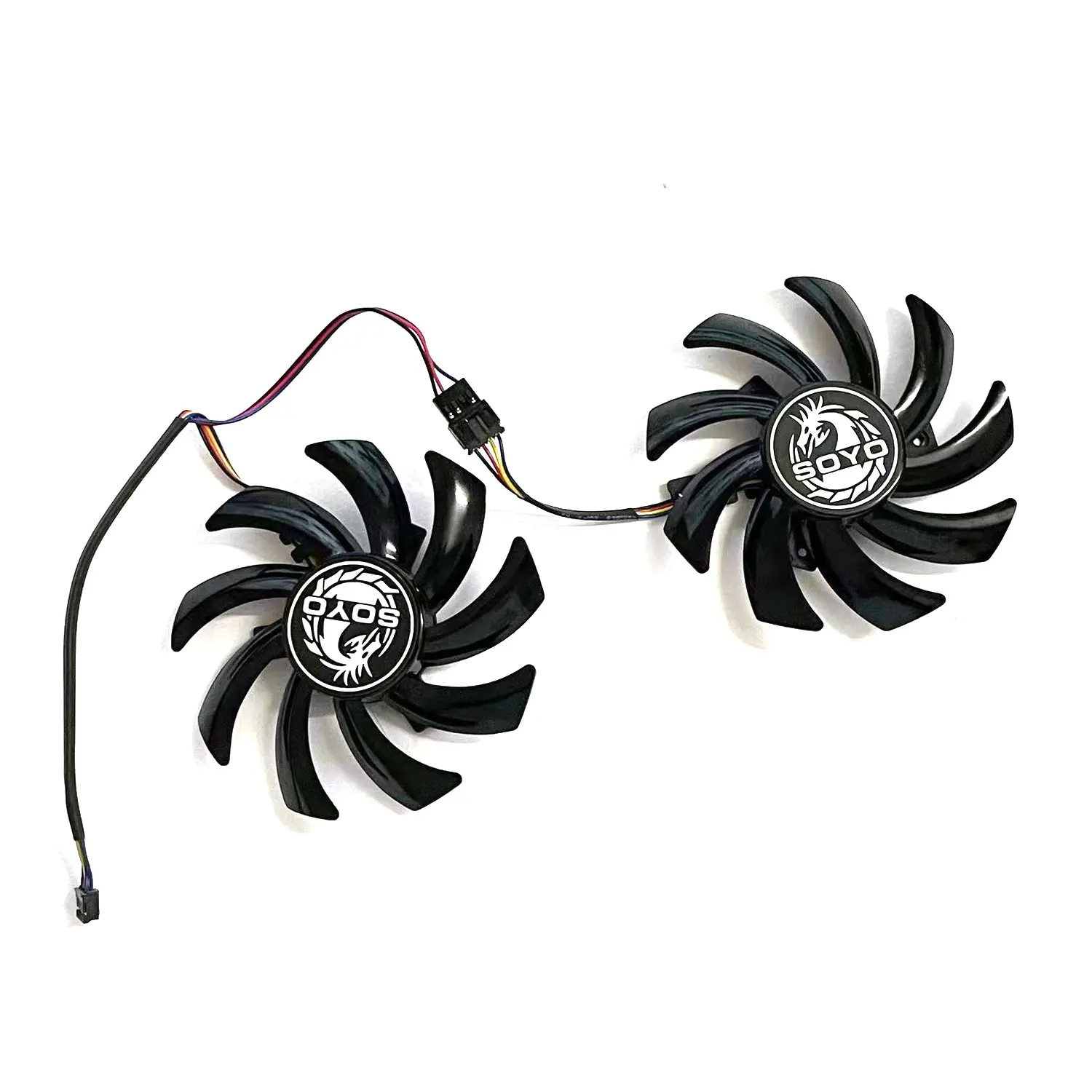 85 мм 4-контактный FDC10H12S9-C T129215SU подходит для видеокарты SJS RX 6600 8G SOYO AMD Radeon RX 6600 XT