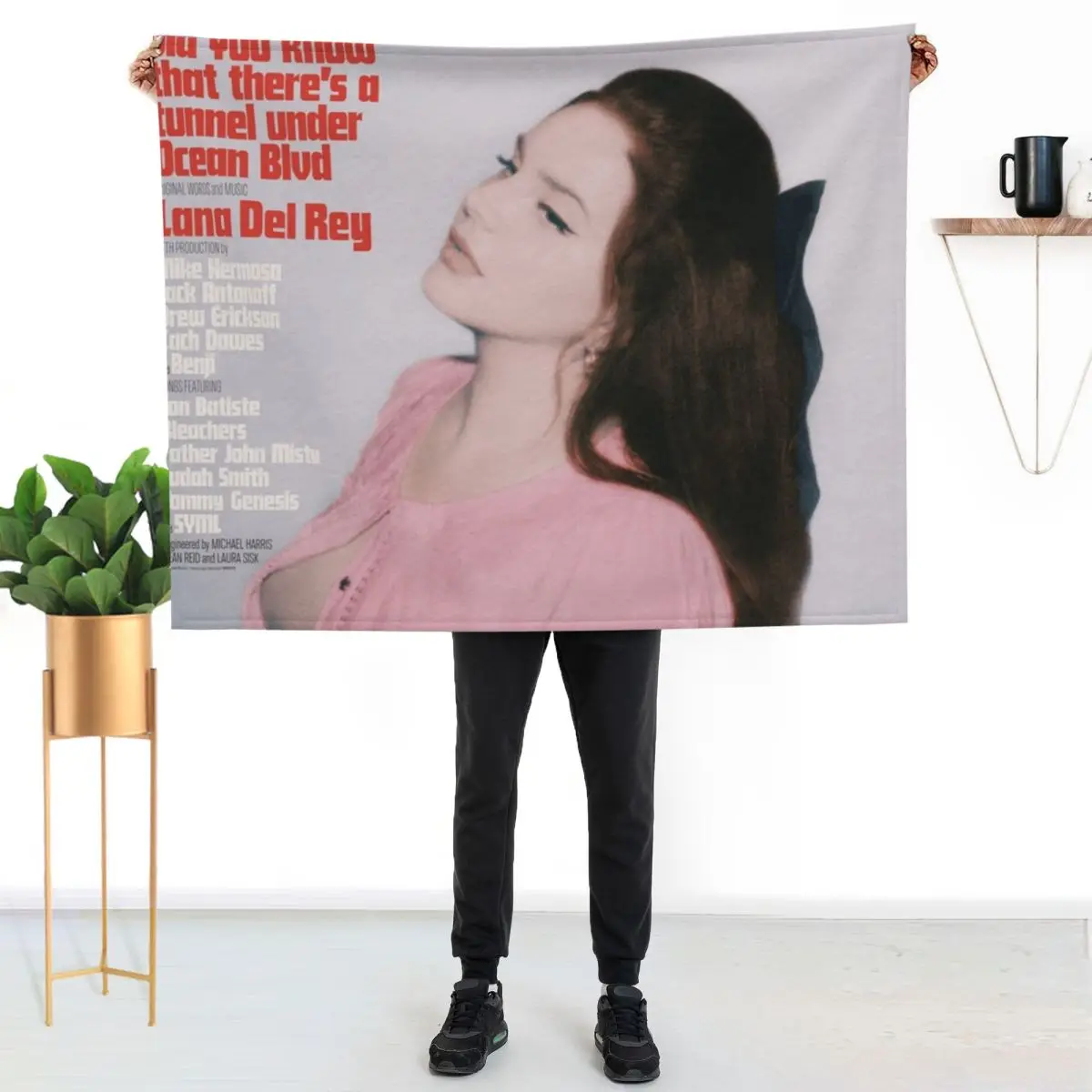 Did You Know That There's-L A N A D E L Throw Blanket Fade Resistant Durable Throw Blanket