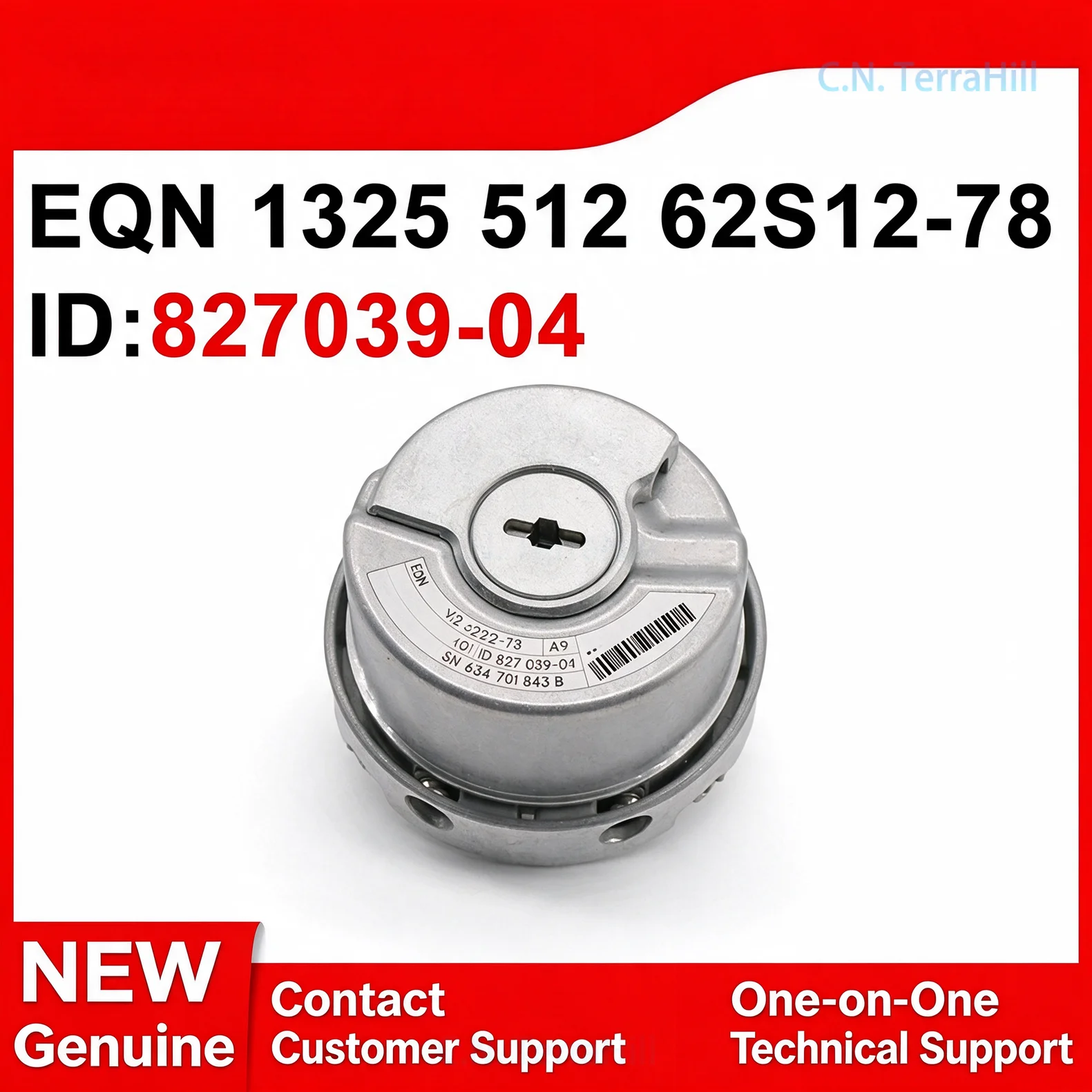 Rotary Encoder EQN1325 512 62S12-78K ID827039-04 Replacement for CNC Machine Position Feedback