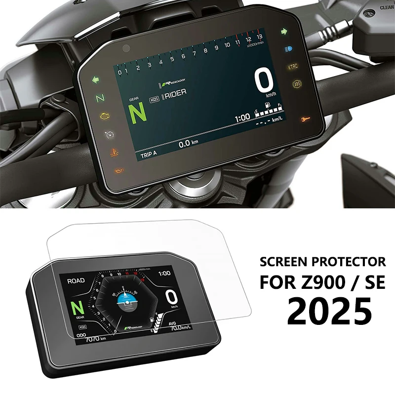 

2025 Z900 Dashboard Screen Protector For KAWASAKI Z 900 Z900SE Z900 Accessories TPU Instrument Film Z 900 SE 2025