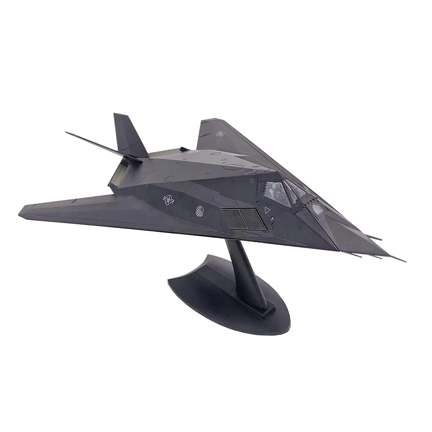 Modelo militar de Metal fundido a presión para niños, modelo de avión de ataque Nighthawk, juguete de colección, regalo, F117, 1/72