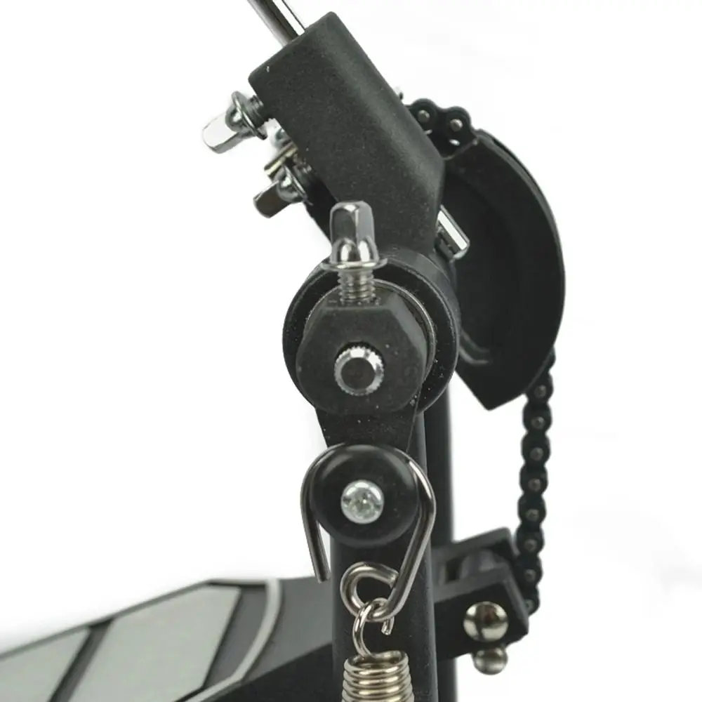 

Wool Beater Drum Pedal Stable Chain Aluminium Alloy Drum Single Foot Adjustment Non-slip Foot Drum Pedal Percussion Instruments