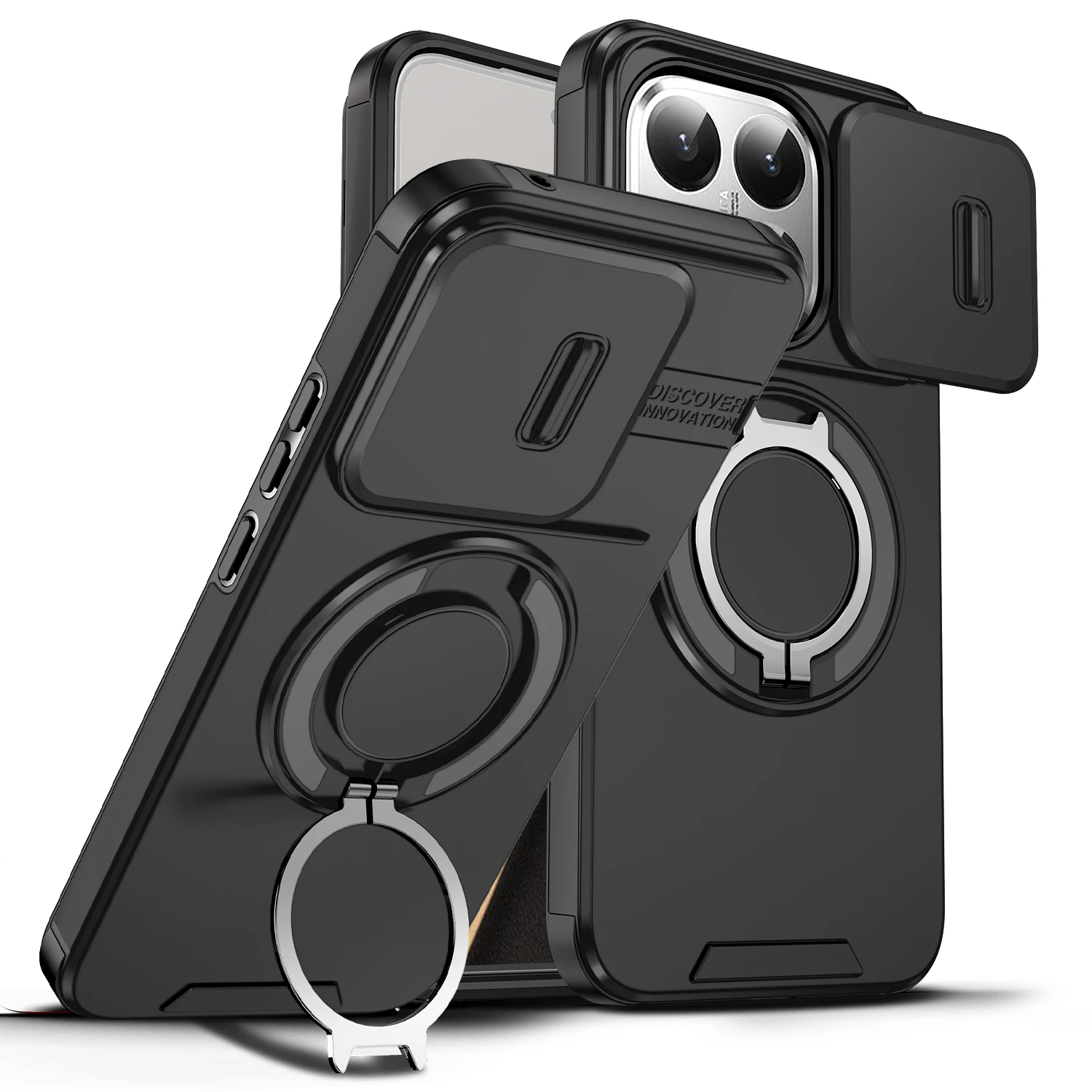 

Comfortable Protective Case for Xiaomi 15T Pro 14T Xiaomi15t Mi15t Mi14t Phone Accessories Armor Ring Holder Cover
