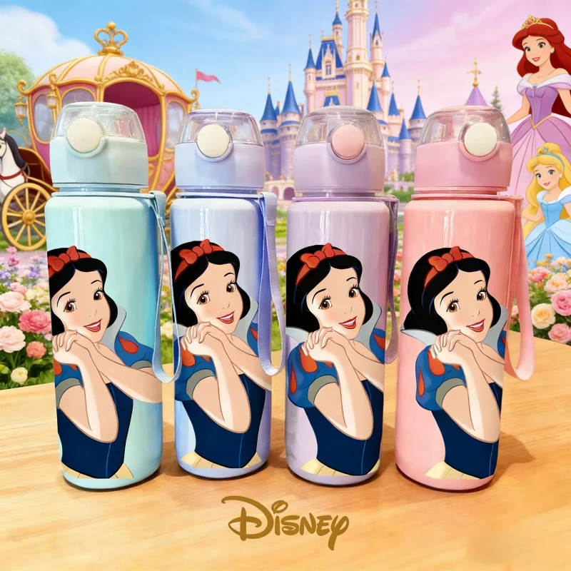 

Бутылка для воды Disney «Белоснежка» с 3D-печатью — милый стереоскопический узор, устойчивый к выцветанию, устойчивый к царапинам, высокое качество коллекции 700 мл