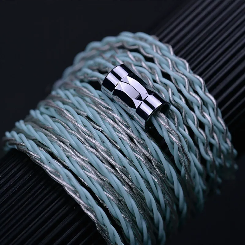 Yongse BlueMoon 5N 순수 실버 6N 은 도금 구리 이어폰 업그레이드 케이블, 0.78 IE200 N5005 SIMOGT EPZ TFZ 탕주 CVJ 어쌔신