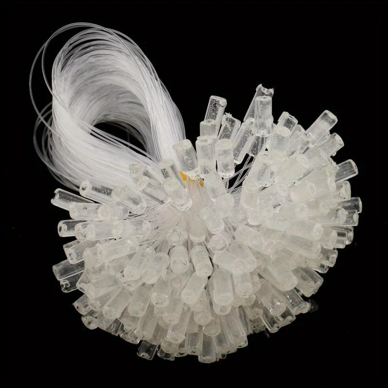 100 Pieces transparent Micro Ring Loop Easy Pulling Thread Micro rings hair extension tools Hair extension ring and buckle