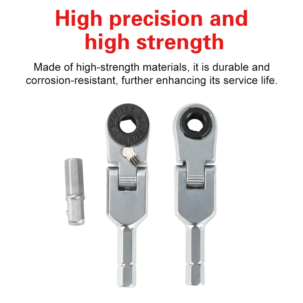 6.35mm Mini Screwdriver Hexagon Torque Wrench 1/4" Ratchet Wrench Adjustable Stainless Steel Socket Wrench Portable Hand Tools